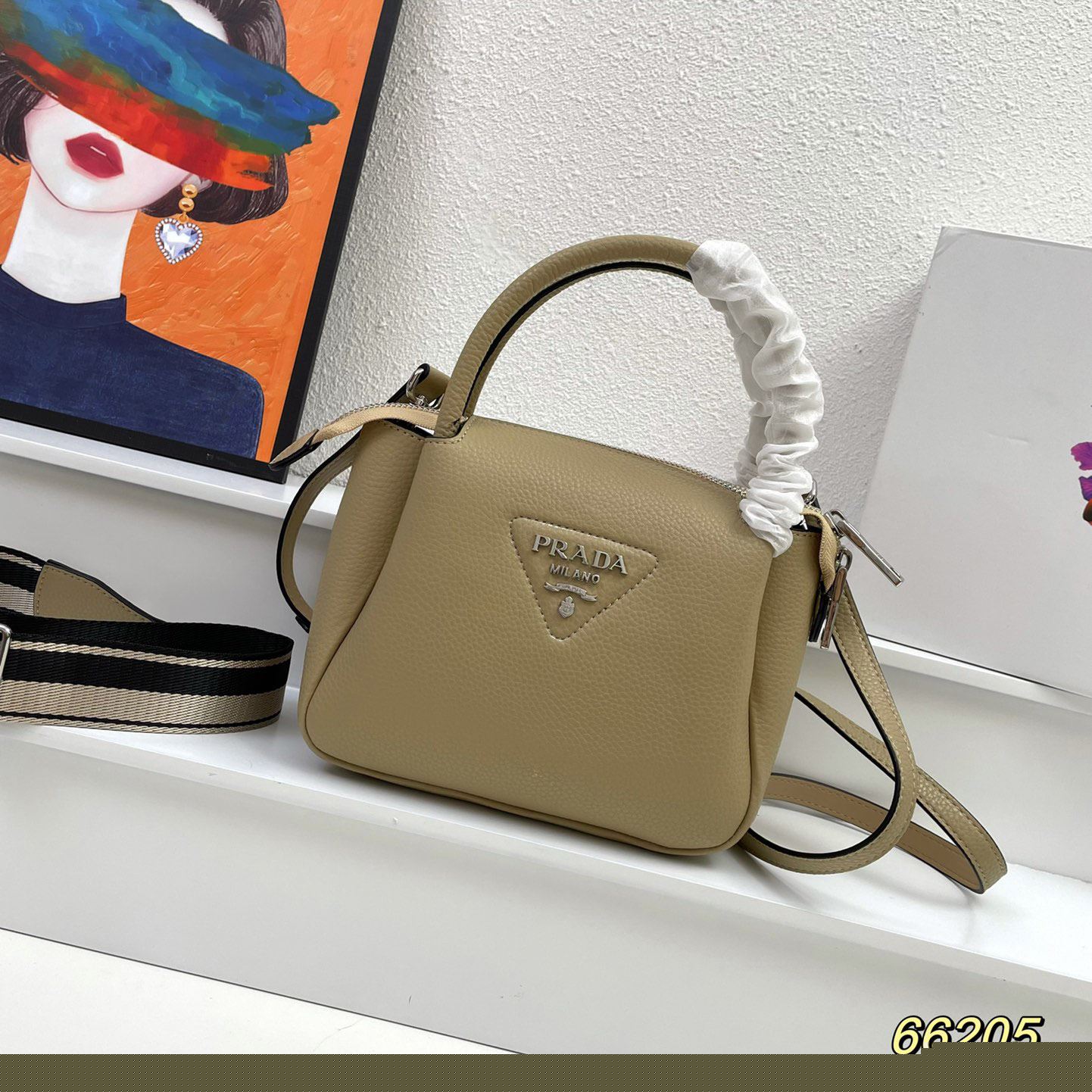Pra*a top handle bags